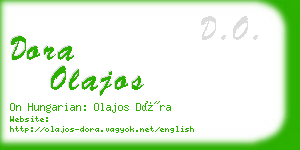 dora olajos business card